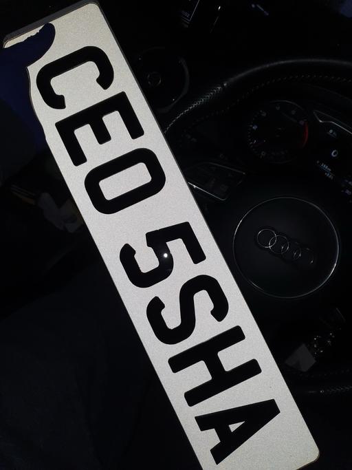 Vehicles East London Millwall - East London - Photos for Number plate CEO 5SHA (shah) £900