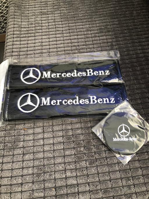 Vehicles West Midlands Sandwell - Photos for Mercedes seat belt covers and coasters new