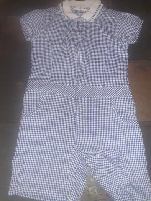 Buy & Sell Nottinghamshire Mansfield - Photos for M&S girls gingham playsuit school