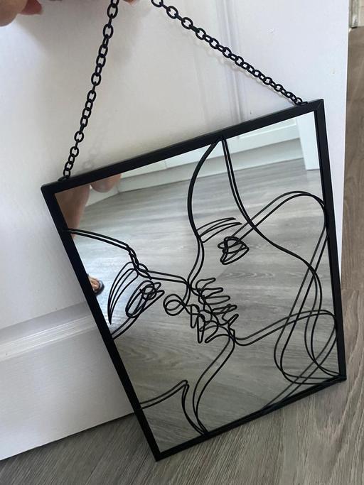 Buy & Sell Essex Thurrock - Essex - Photos for Mirror - Black metal frame(wire art)