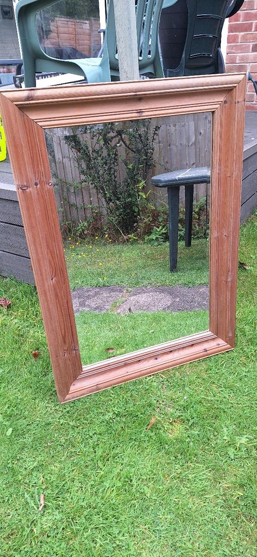 Buy & Sell West Midlands Walsall - Photos for Wooden framed mirror