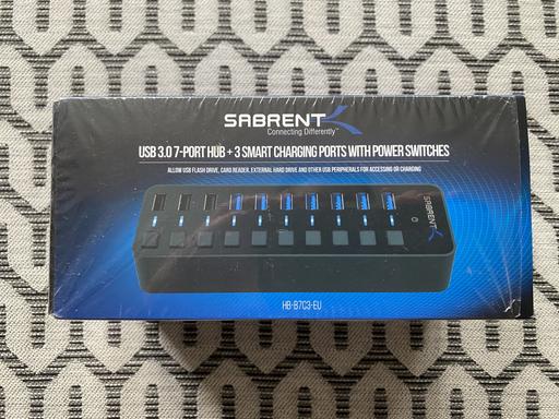 Buy & Sell West Midlands Dudley - Photos for SABRENT Powered USB Hub 10 Port 60W - As New