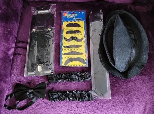 Buy & Sell West Midlands Wolverhampton - Photos for Fancy Dress Hat, Tie, Bow,Supenders,Moustache