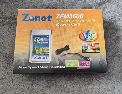 Buy & Sell Lancashire West Lancashire - Photos for New zonet ZFM5600 modem card