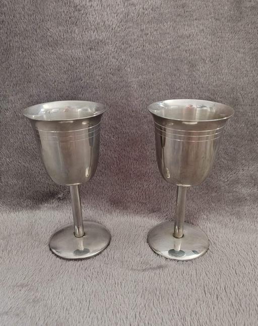 Buy & Sell Lancashire West Lancashire - Photos for A pair of stainless steel goblets