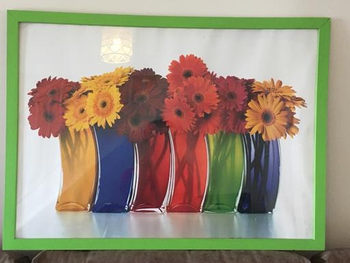 Buy & Sell Hertfordshire Hertsmere - Photos for Colourful flowers in colourful vases painting