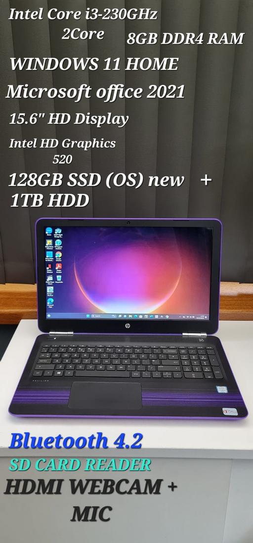 Buy & Sell West Yorkshire Bradford - Photos for HP PAVILION 15 i3 8GB DDR4 128GB NEW SSD (OS)