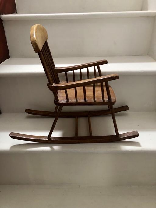 Buy & Sell South East London Plumstead - South East London - Photos for Miniature wooden rocking chair.