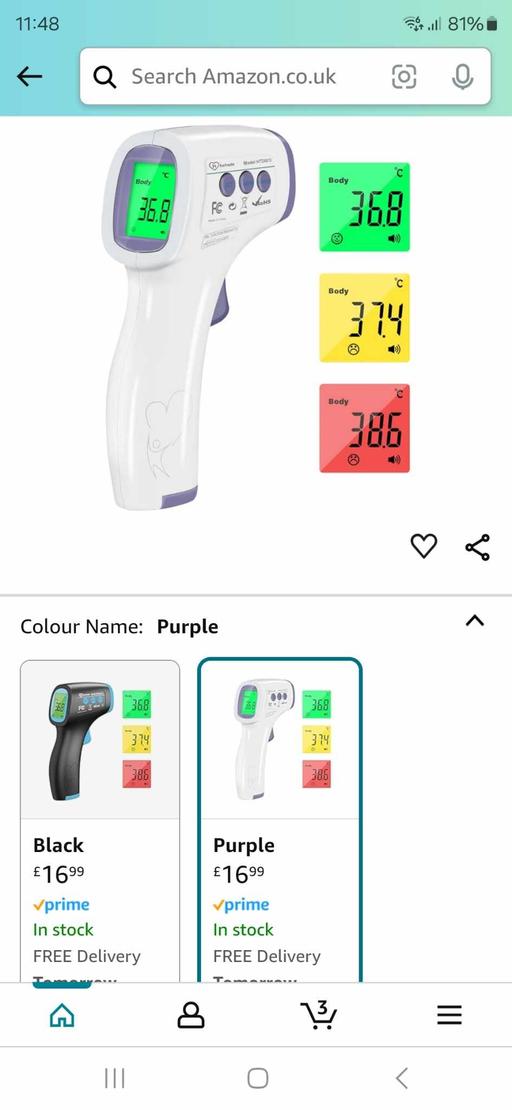 Buy & Sell West Midlands Dudley - Photos for Forehead Thermometer for Adults and Children,