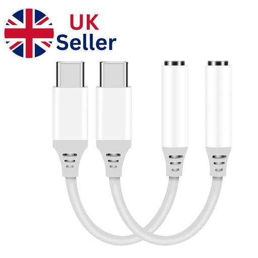 Buy & Sell Central London - Photos for 2PCS USB C to 3.5mm Headphone Adapter - White