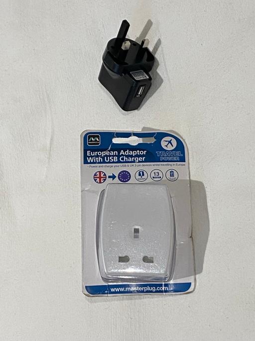 Buy & Sell Shropshire Telford and Wrekin - Photos for Travel adapter with USB plug, European