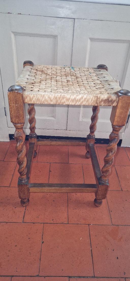 Buy & Sell Worcestershire Bromsgrove - Photos for Vintage Barley Twist Stool