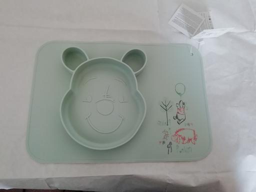 Buy & Sell Greater Manchester Oldham - Photos for Disney Winnie the Pooh Mat Plate Mint Colour