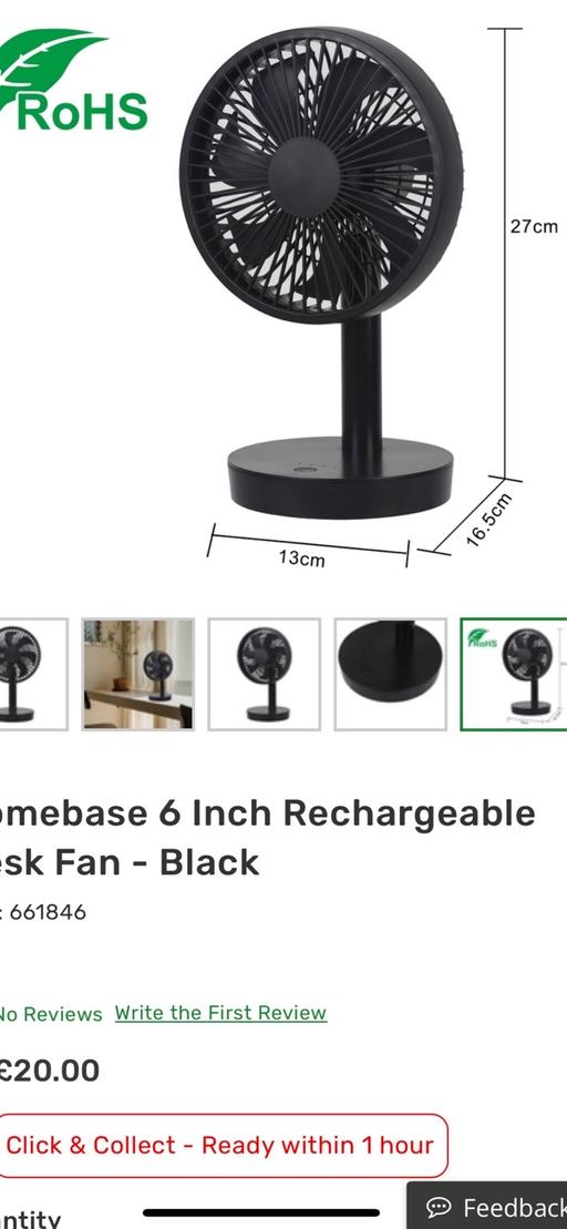 Buy & Sell West London North Kensington - W11 - Photos for FAN BRAND NEW SEALED 6 INCH NO NEED FOR PLUG