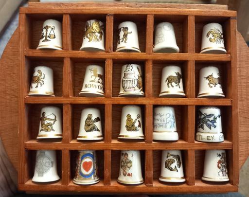 Buy & Sell Merseyside Saint Helens - Photos for collection of 20 zodiac thimbles in display