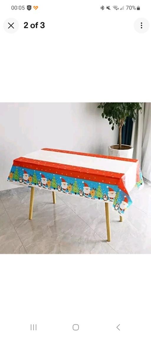 Buy & Sell Worcestershire Wyre Forest - Photos for Christmas Disposable TableCloths Table Cover