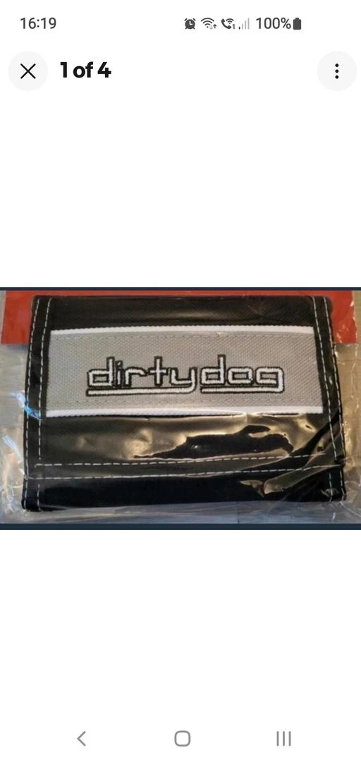 Buy & Sell Hertfordshire Broxbourne - Photos for New Sealed Black & Grey Dirty Dog Wallet