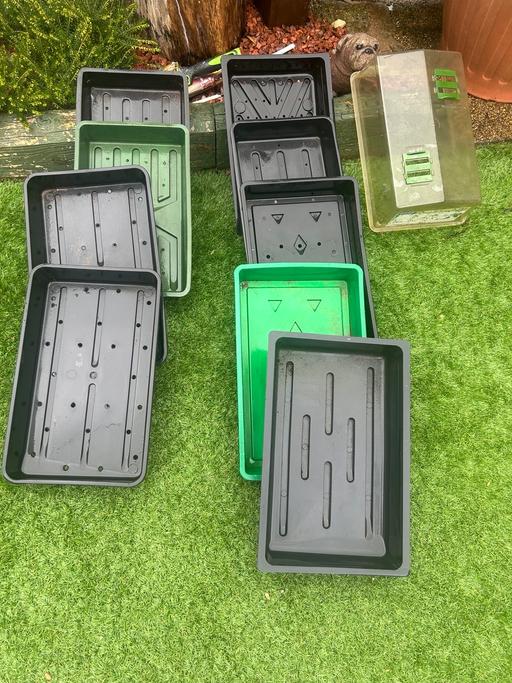 Buy & Sell West Yorkshire Bradford - Photos for 9 seed trays and 1 propagation cover