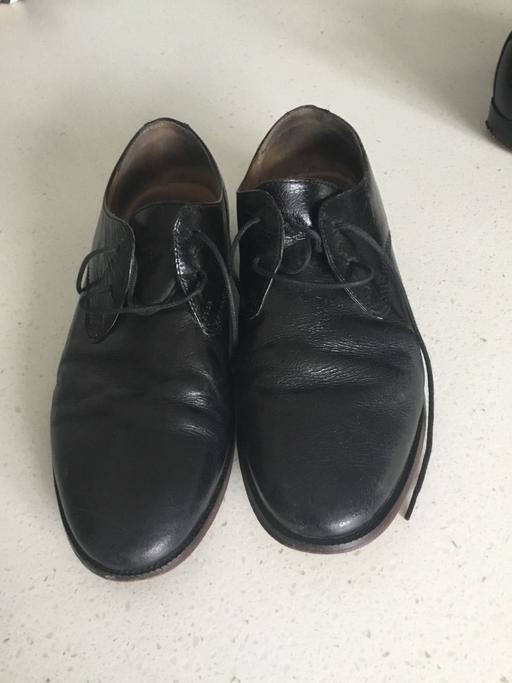 Buy & Sell Greater Manchester Bolton - Photos for Black leather shoes size 8.