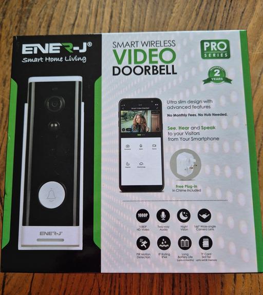 Buy & Sell Wiltshire Amesbury - Wiltshire - Photos for Ener-j Smart wireless video doorbell