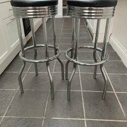 New Syrus 2 bar stools grey and coper in CH42 Wirral for 20.00 for sale Shpock