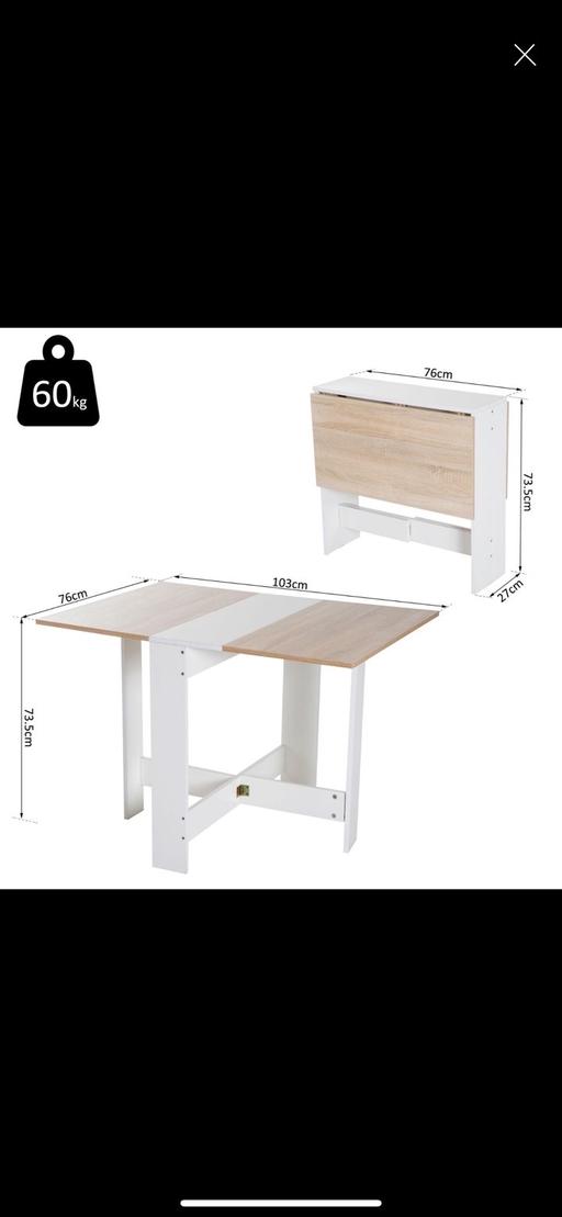 Buy & Sell North West London Hampstead - North West London - Photos for Wooden Folding Table Writing Desk