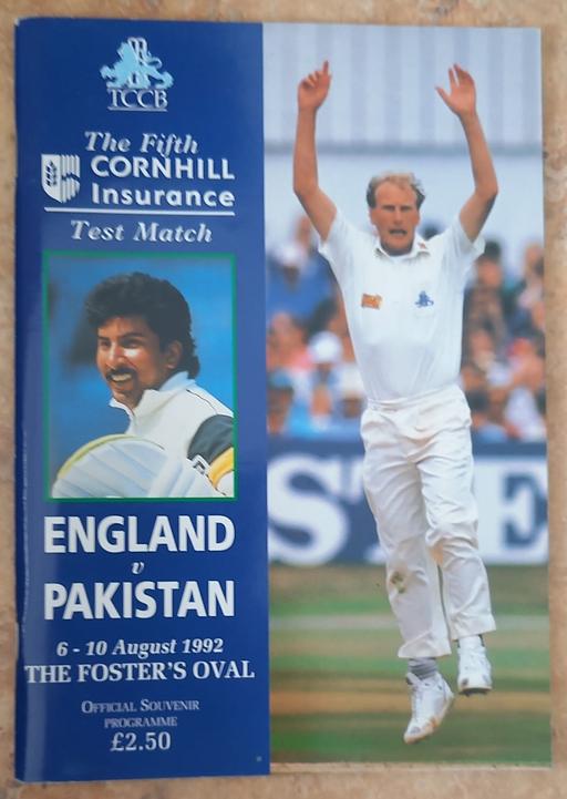 Buy & Sell Surrey Epsom and Ewell - Photos for England v Pakistan Cricket Programme. 1992.