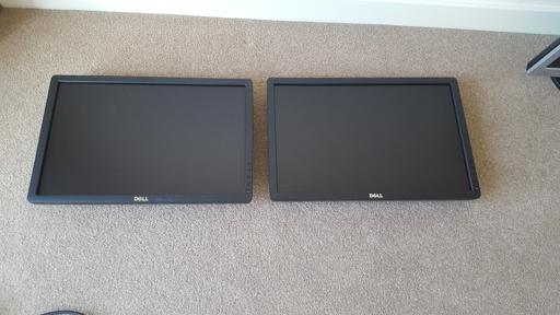 Buy & Sell West Midlands Wolverhampton - Photos for 2x Dell Monitors and Desk Clamp Stand