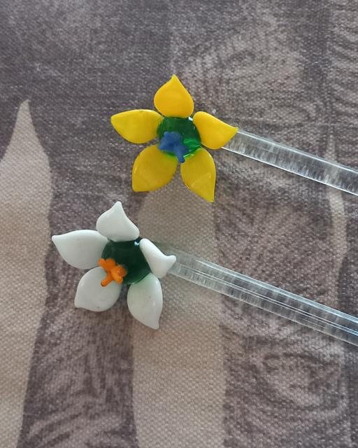 Buy & Sell Merseyside Saint Helens - Photos for vintage glass flower swizzle sticks