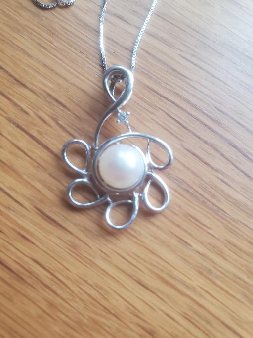 Buy & Sell Hampshire Southampton - Photos for 925 solid silver and pearl necklace