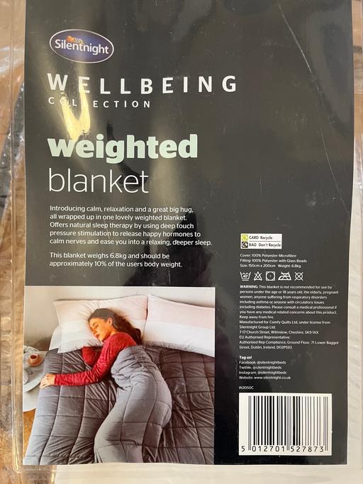 Buy & Sell Merseyside Wirral - Photos for Silentnight Weighted Blanket (6.8 Kg)