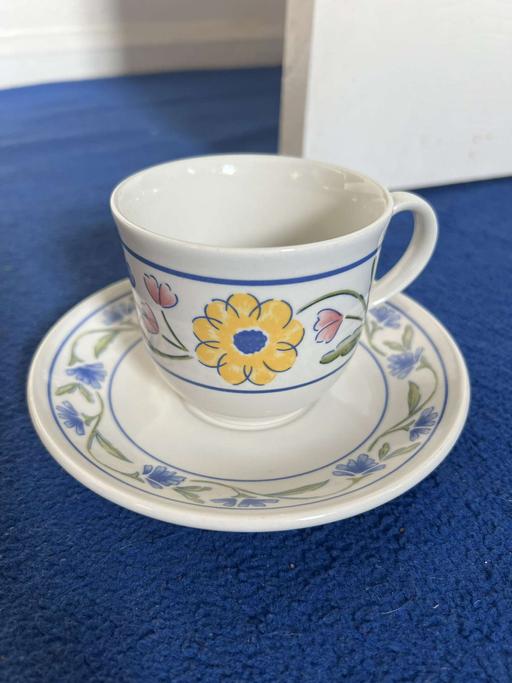 Buy & Sell Warrington Woolston Saint - Helens - Photos for Staffordshire Summer Meadow Cup and Saucer