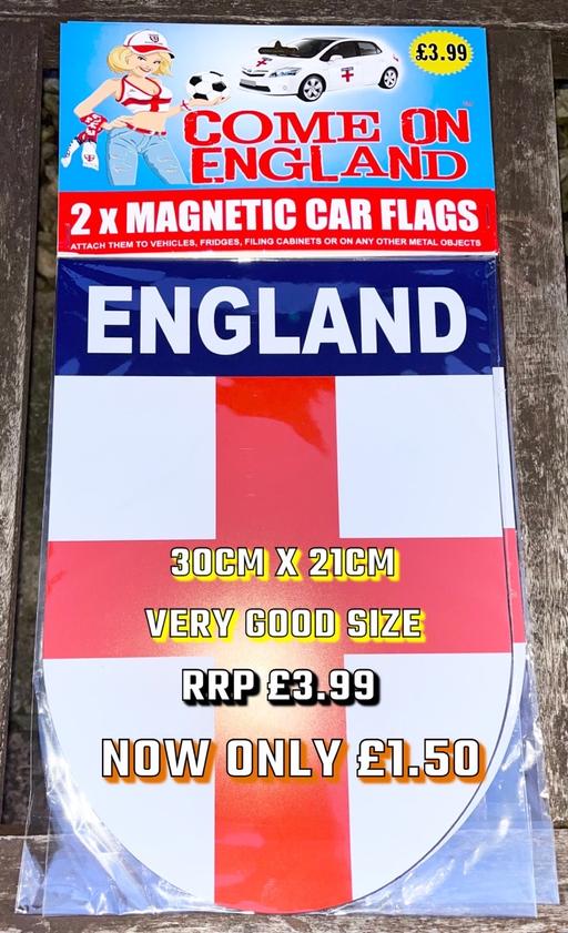 Buy & Sell Ealing Greenford - Ealing - Photos for X2 England Car Flag Magnets, Football Flags