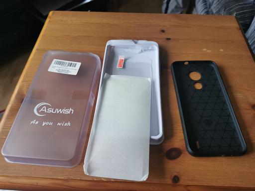 Buy & Sell West Midlands Wolverhampton - Photos for Nokia C21 Black Silicone Case W/Screen Protec