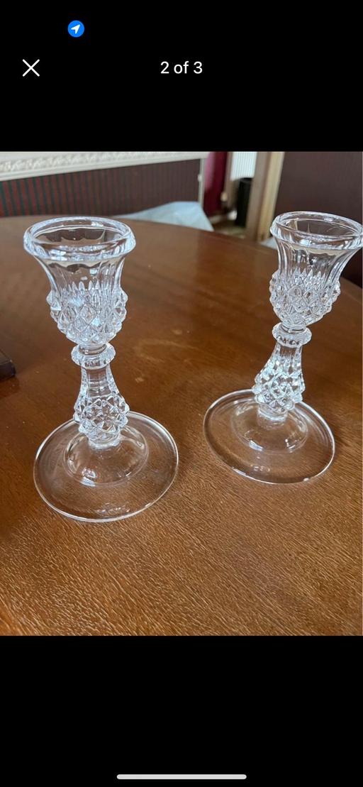 Buy & Sell East London Havering - Photos for A pair of Crystal Candle Harbours