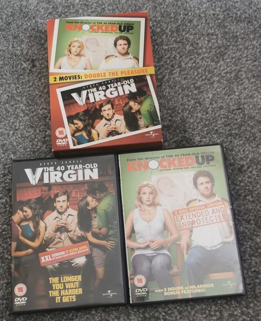 Buy & Sell West Midlands Birmingham - Photos for Knocked Up/40 Year-Old Virgin Two-Dvd Boxset