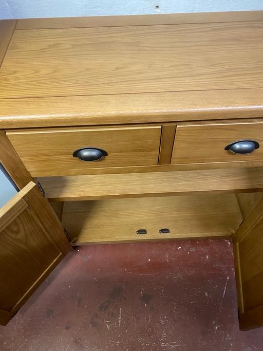 Buy & Sell West Midlands Coventry - Photos for Kent Small Solid Oak & Oak Veneer Sideboard