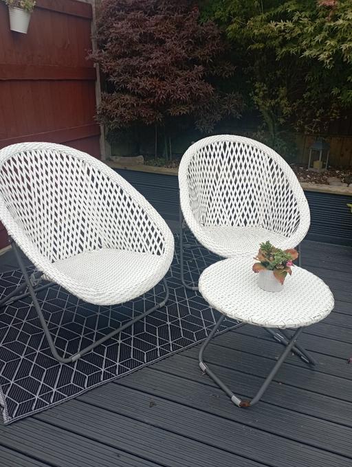 Buy & Sell Flintshire - Wales Drury - Flintshire - Photos for 3 piece garden furniture set 2 chairs + table