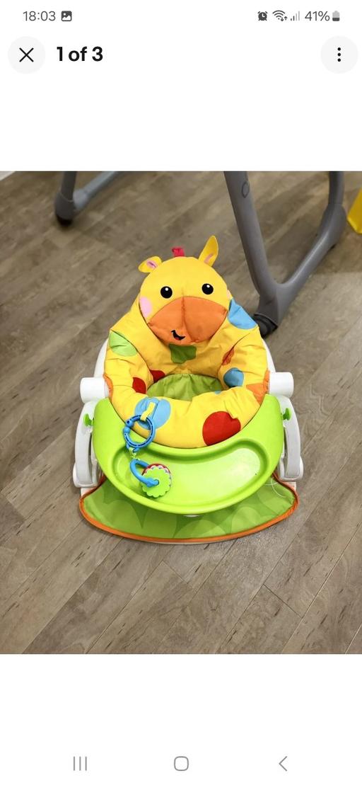 Buy & Sell South East London Croydon - Photos for Fisher-Price DJD81 Giraffe Sit-Me-Up Portable