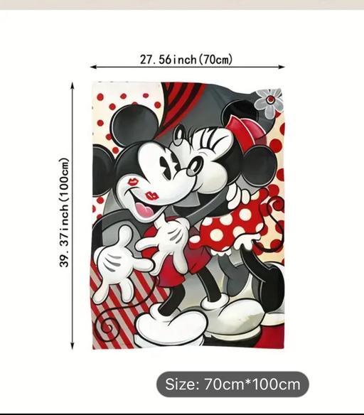 Buy & Sell Nottinghamshire Mansfield - Photos for Mickey and Minnie Mouse blanket/throw