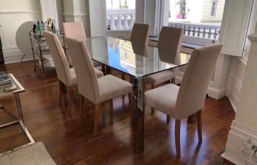 Buy & Sell North West London Great Portland Street - North West London - Photos for Luxury Wayfair Glass Dining Table RRP £669