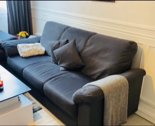 Buy & Sell South West London Roehampton - South West London - Photos for 2 grey sofas 3 seaters