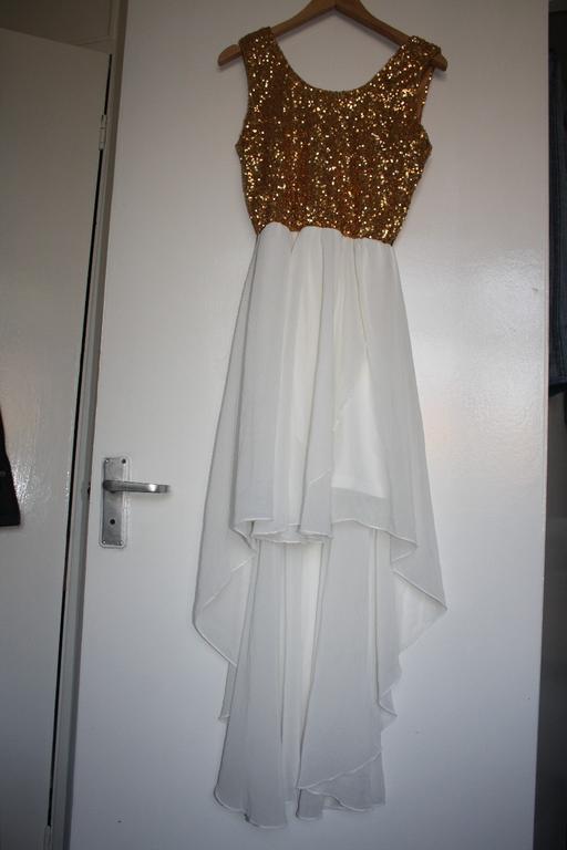 Buy & Sell North West London Chalk Farm - North West London - Photos for usco white and gold dress size 10