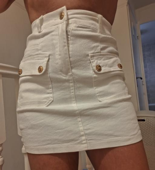 Buy & Sell West Midlands Walsall - Photos for White denim skort mini skirt size 6