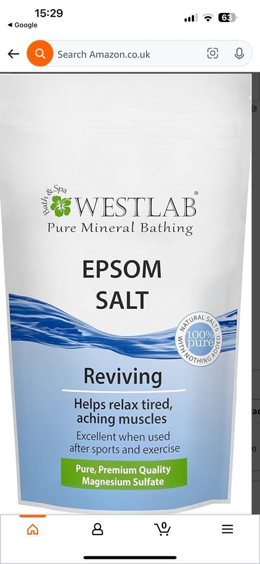 Buy & Sell West Midlands Dudley - Photos for Epsom salts 1kg also available in a 5kg