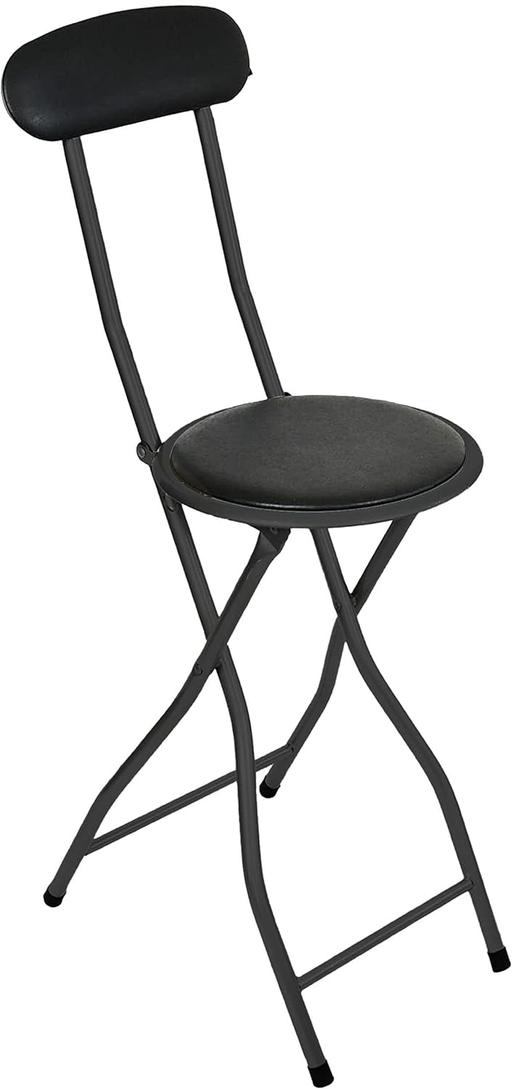 Buy & Sell Central London - Photos for Round Compact Padded Folding Stool Chair