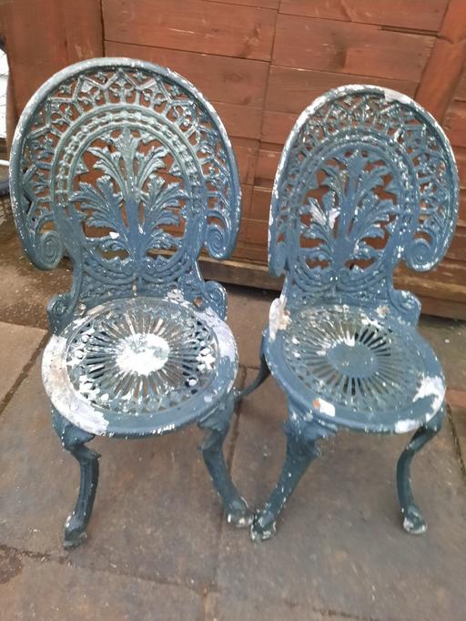 Buy & Sell West Midlands Dudley - Photos for 4 chairs cast almunium