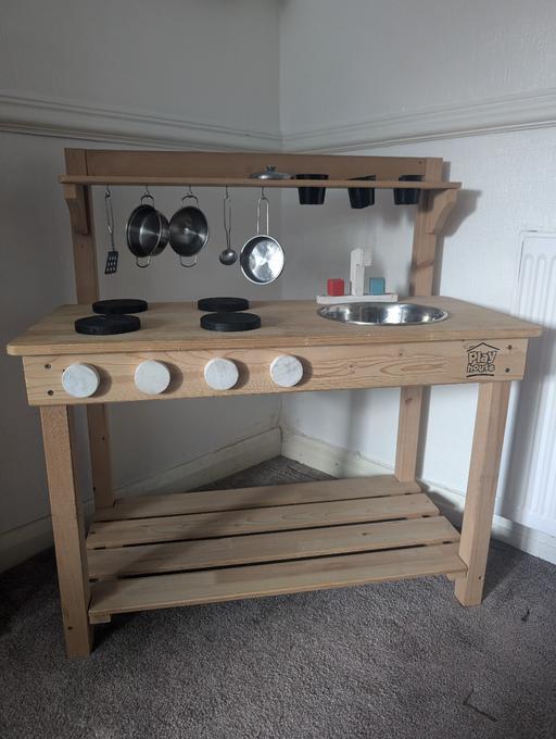 Buy & Sell West Midlands Birmingham - Photos for Kids Playhouse Wooden Mud Kitchen