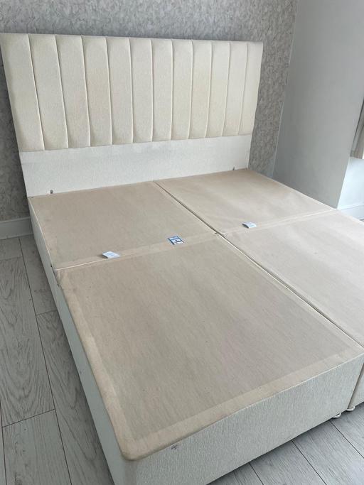 Buy & Sell Surrey Elmbridge - Photos for Beige divan bed