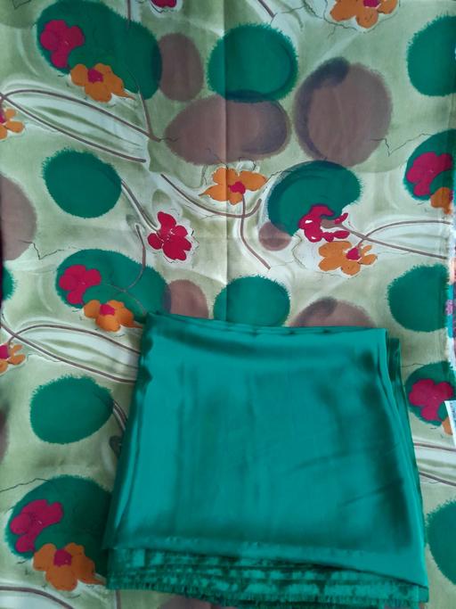 courses West Midlands Birmingham - Photos for Green Floral Asian Suit Fabric